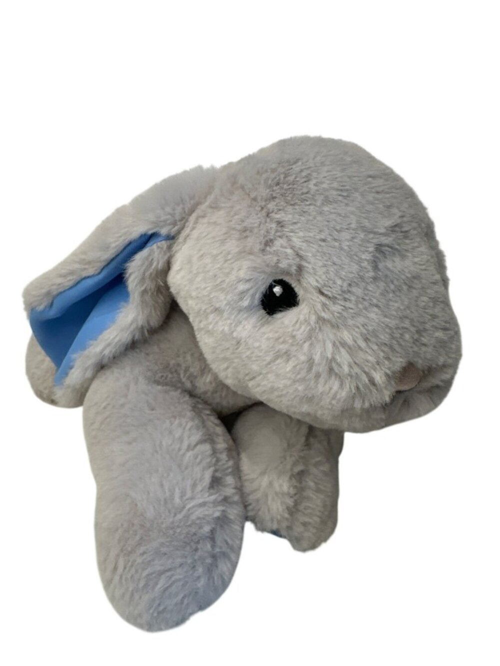 Dan Dee Easter Bunny Rabbit Plush Gray Blue Ears Soft 12" Stuffed Animal